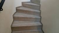 Treppe mit Designbelag